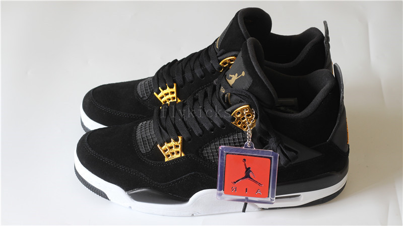 Air Jordan 4 Retro Royalty Black Suede